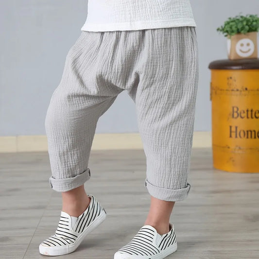 Boys Linen Pants