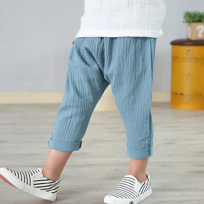 Boys Linen Pants