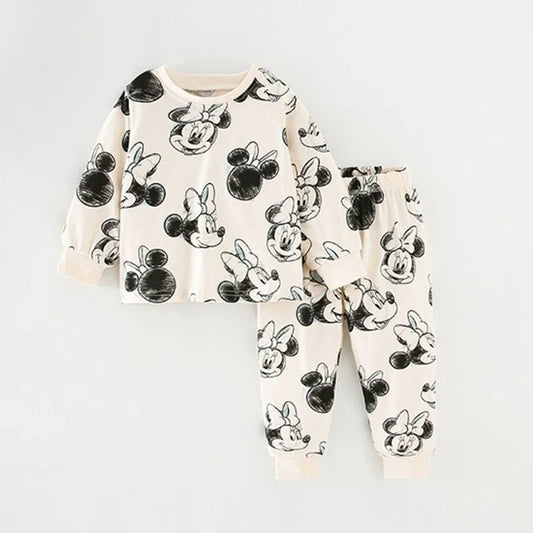 Conjunto para bebés e crianças Mickey/Minnie