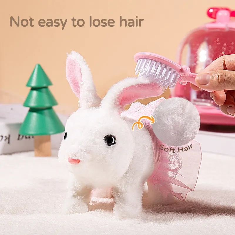 Children Plush Cute Rabbit Electronic Pet