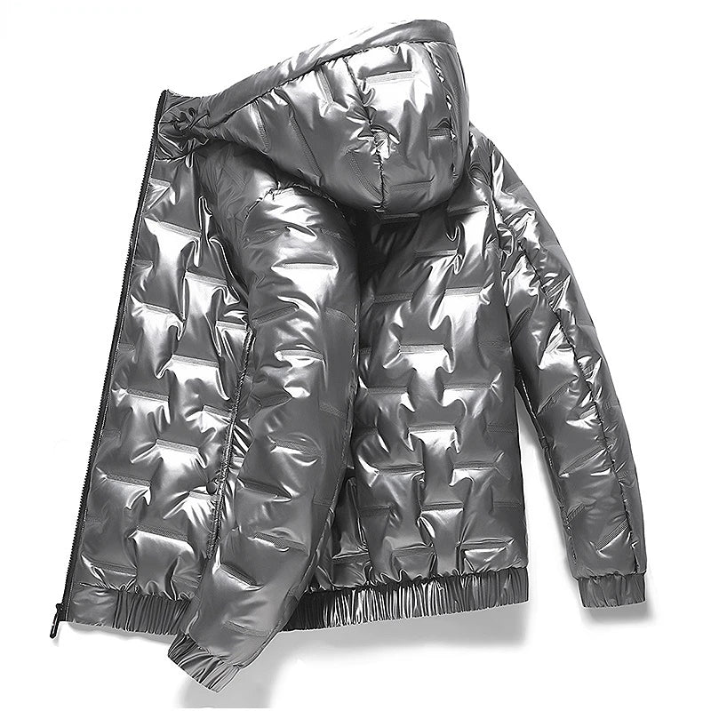 Men's Thick Warm Glossy Jacket