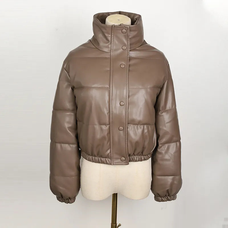 Women's Coat Leather Jacket