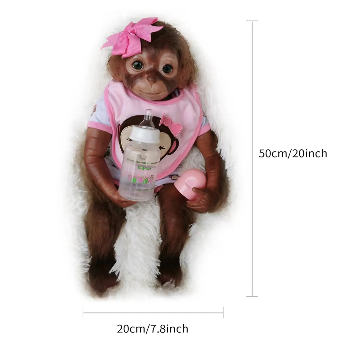 Handmade Monkey Reborn Doll