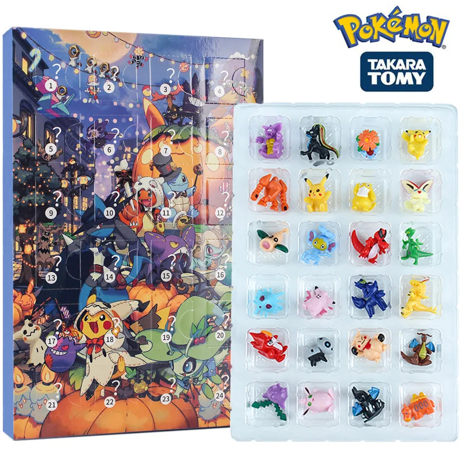 Pokemon Figure Set in Christmas Callendar