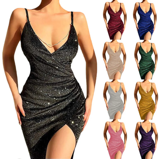 Women's Sexy Sparkling Evening Dress