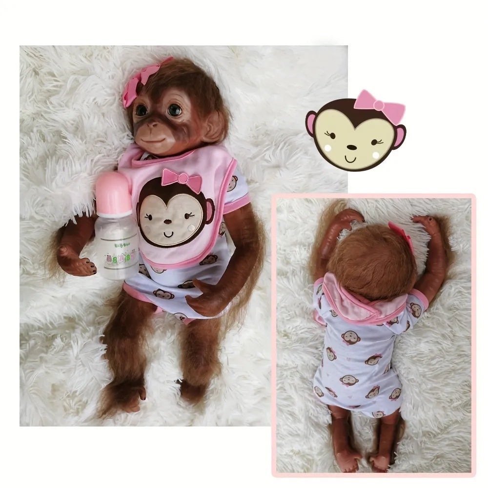 Handmade Monkey Reborn Doll