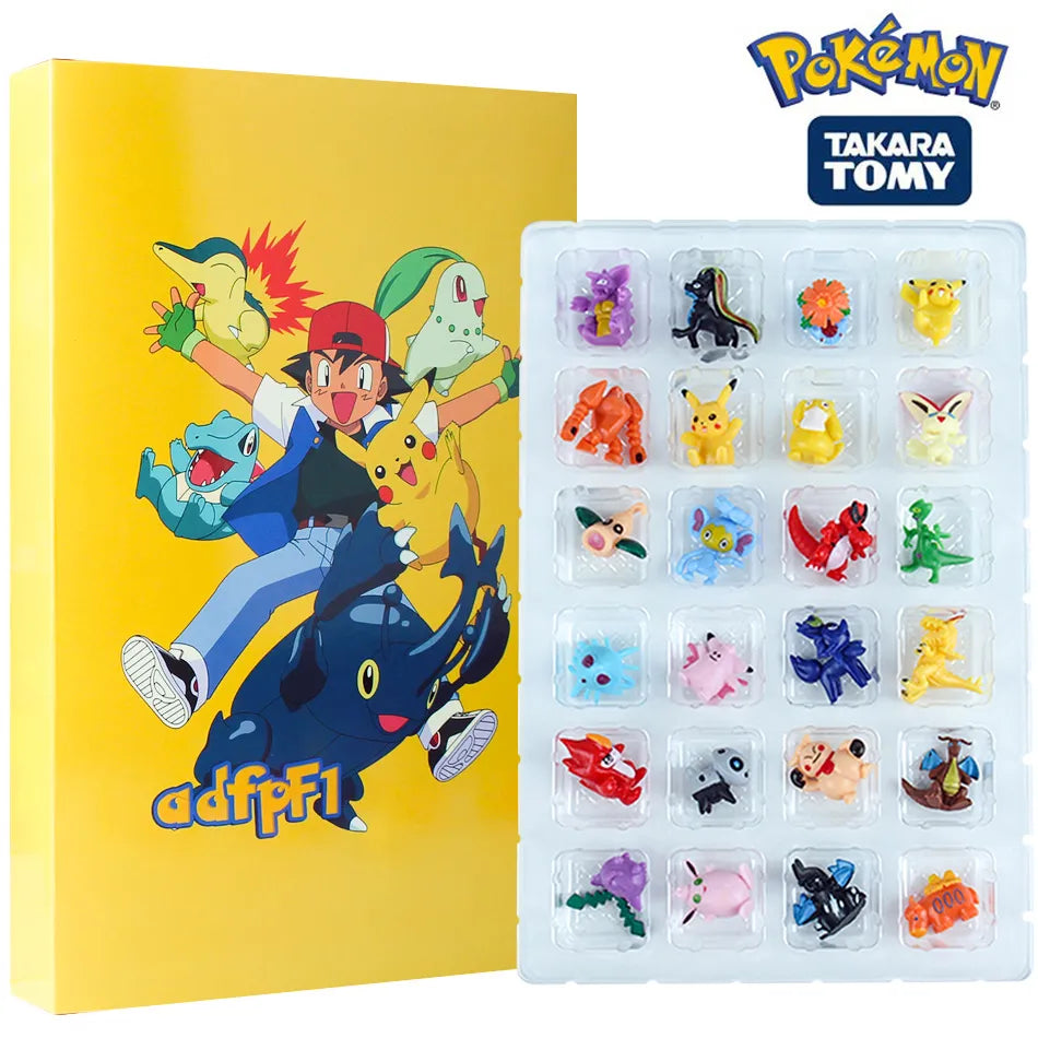 Pokemon Figure Set in Christmas Callendar