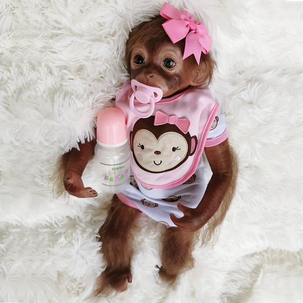 Handmade Monkey Reborn Doll