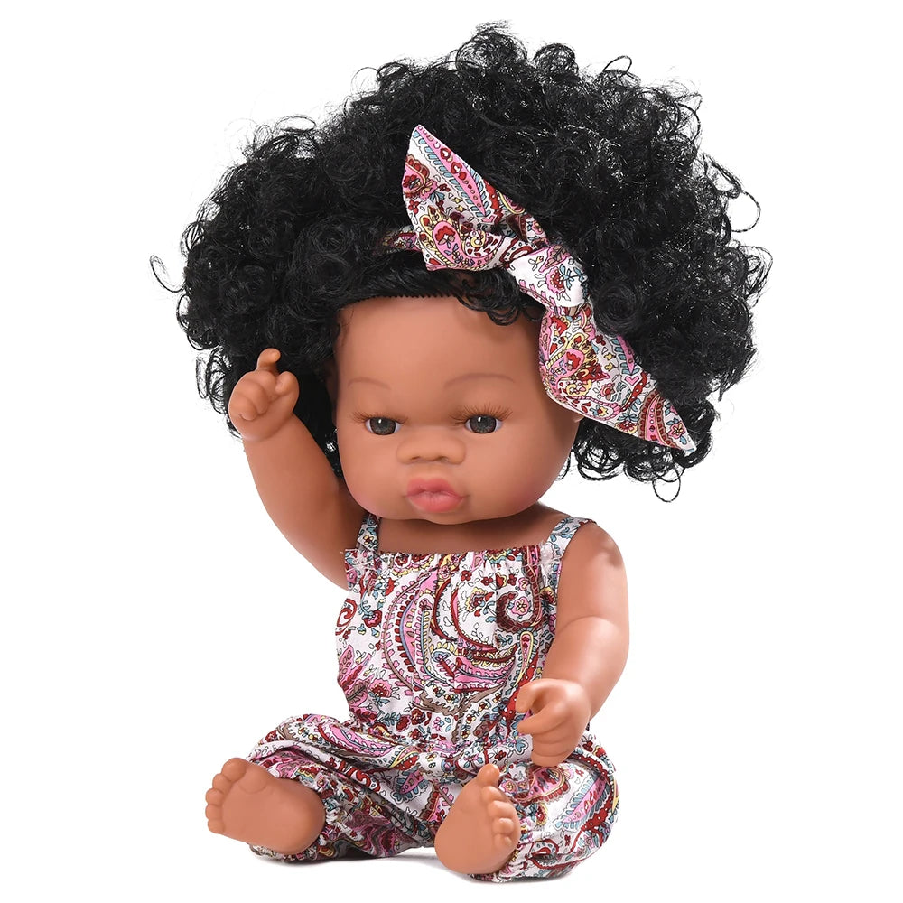 Newborn African Baby Doll