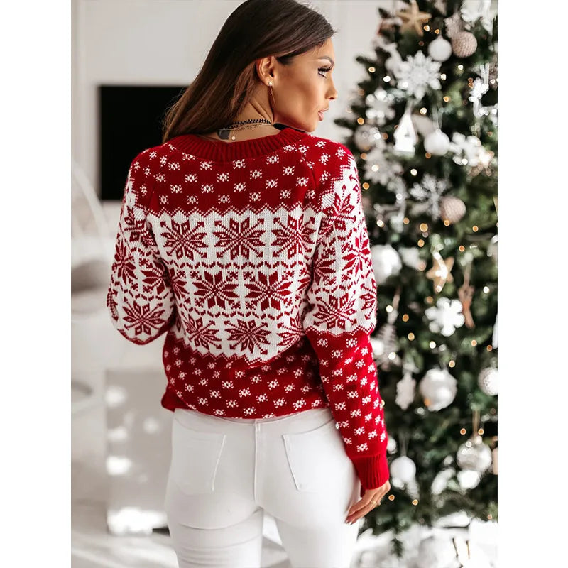 Christmas Snowflake Women's Sweater