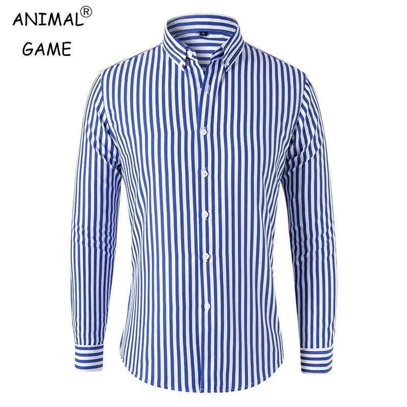 Men's Striped Casual Shirt