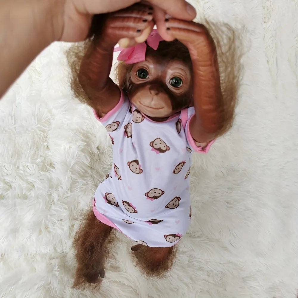 Handmade Monkey Reborn Doll