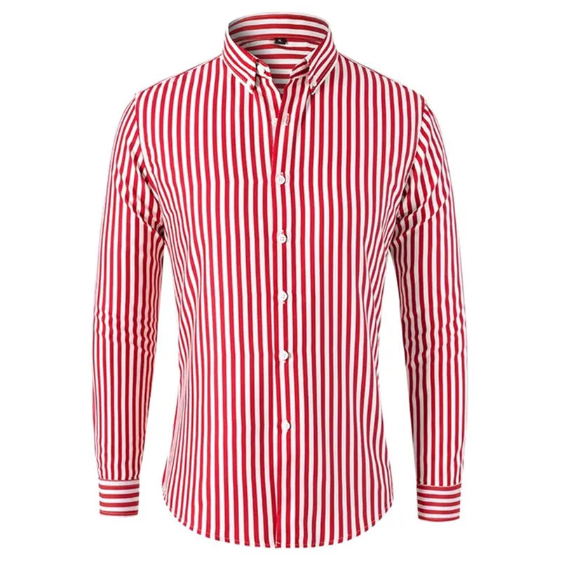 Men's Striped Casual Shirt