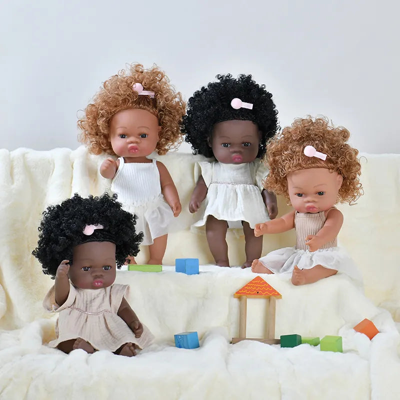 Newborn African Baby Doll