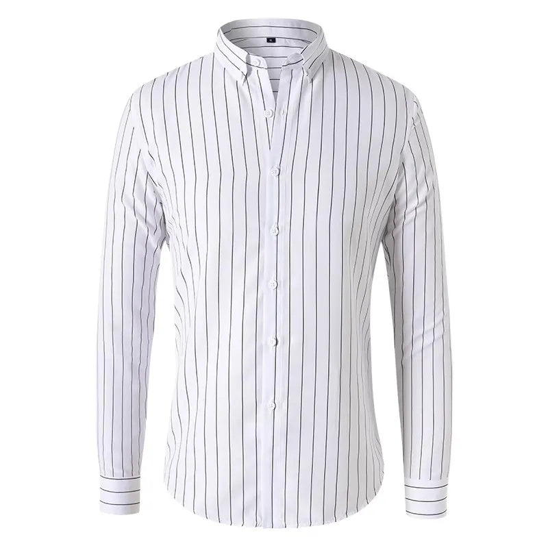 Camisa Casual Listrada Masculina